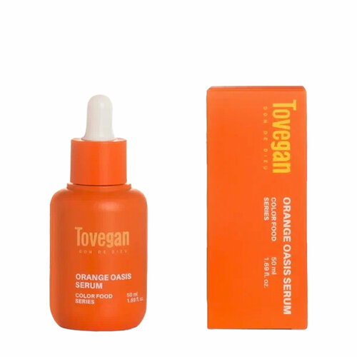 Tovegan Увлажняющая сыворотка для лица Orange Oasis Serum 50 мл сыворотка для лица tovegan увлажняющая сыворотка для лица orange oasis serum