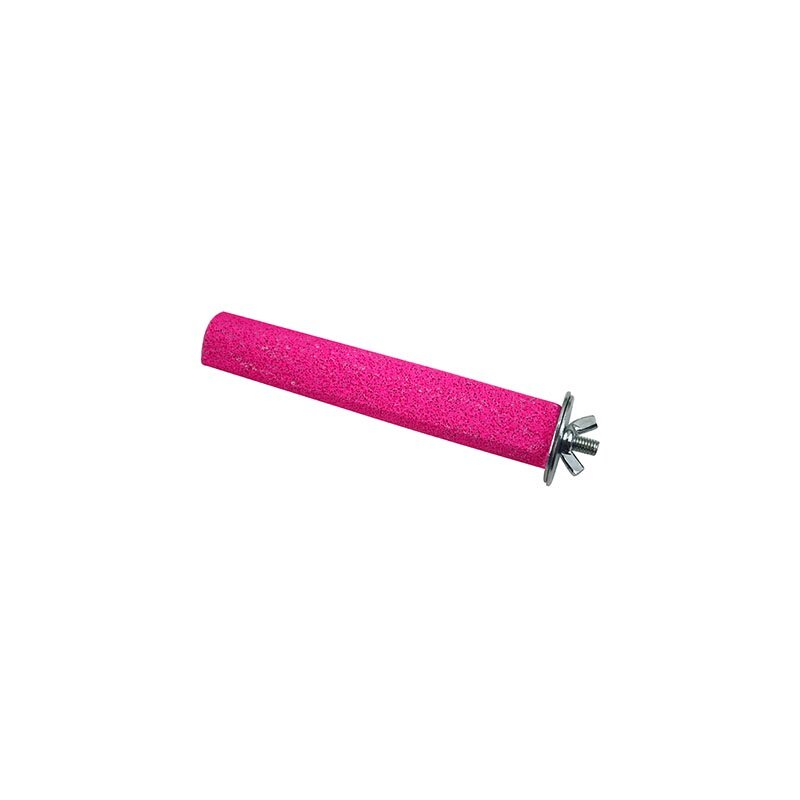 SkyRus Жердь для птиц минеральная, розовая, 2.5х14см SKYRUS игрушки для птиц - фото №1