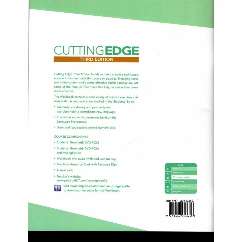 Cutting Edge 3rd ed Pre-Intermediate WB+Key - фото №5
