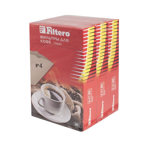 Фильтры для кофе FILTERO №2, для кофеварок, бумажные, 1x2, 200 шт, белый [2/200] - фото №7