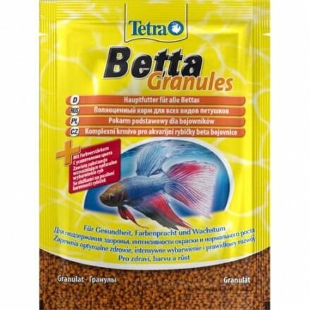 TetraBetta Granules корм для рыб в гранулах 5г (sachet)