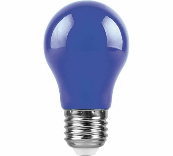 Светодиодная лампа FERON 3W 230V E27 синий LB-375 25923