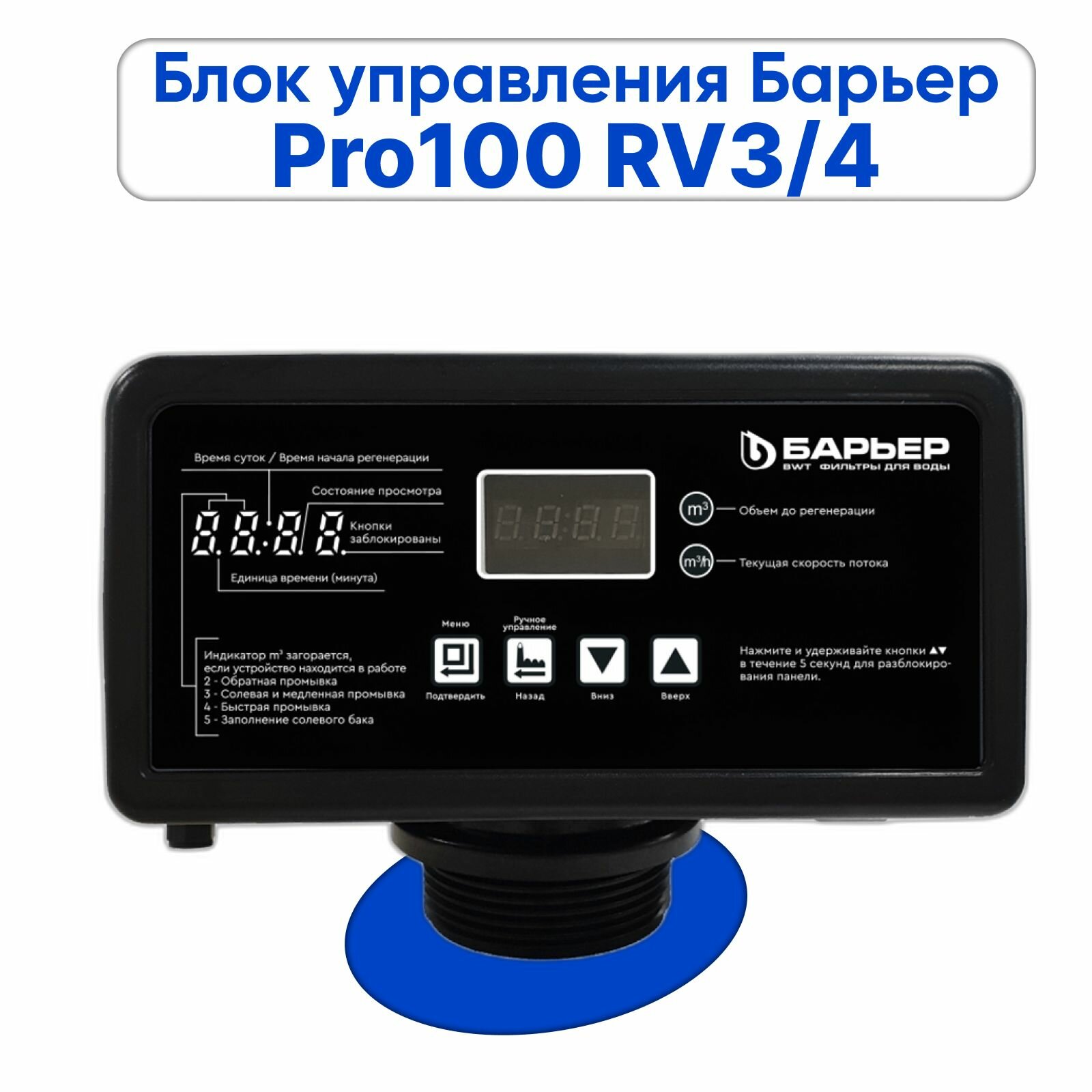 фото Автоматический блок управления Барьер PRO100 RV 3/4