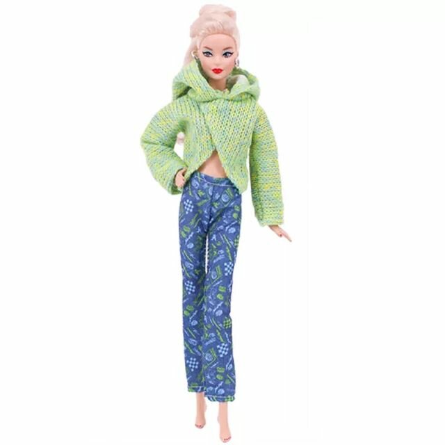 Комплект одежды для кукол 29 см /брюки, кофта с капюшоном