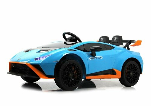 Другие электромобили Rivertoys Детский электромобиль Lamborghini Huracán STO (E888EE) синий