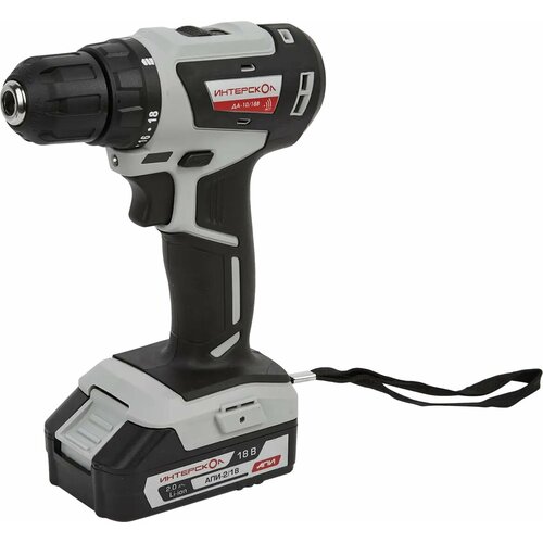 Дрель-шуруповерт аккумуляторная бесщеточная Интерскол ДА-1018В минимакс 18 В Li-ion 2х2 Ач 2775900₽