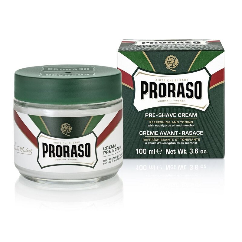 Крем до бритья освежающий 100 мл Proraso Green Cream/100 мл