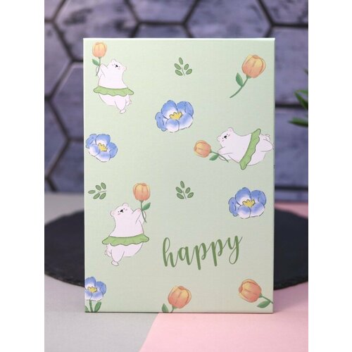 Зеркало настольное Happy bear (green)