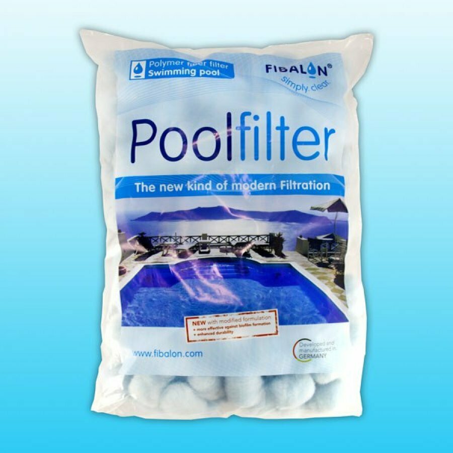Фильтрующий материал для очистки воды в бассейне Fibalon/шарики для фильтр-насоса бассейна