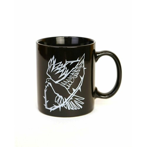 Кружка Мам купи мерч Голубь черный 1440₽