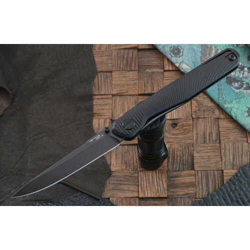 фото Складной нож mr.blade astris gen.2, сталь d2, стоунвош , рукоять черный g-10