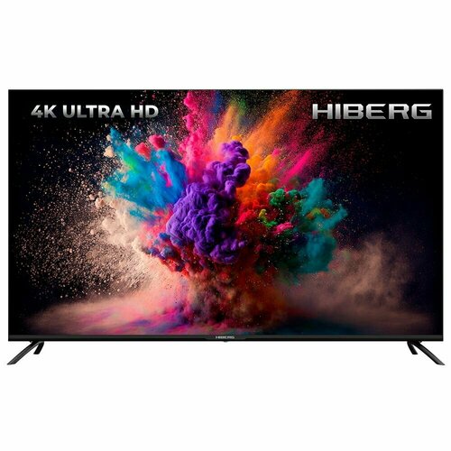 Телевизор HIBERG 50Y UHD-R, диагональ 50 дюймов, Ultra HD 4K, HDR, Smart TV, голосовое управление Алиса