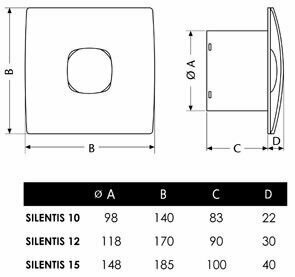 Вентилятор Cata SILENTIS 15 - фото №14