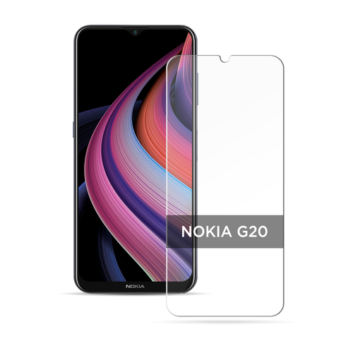 Противоударное защитное стекло на Nokia G20 / Нокиа G20 без рамки