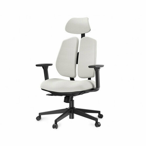 Компьютерное кресло Eureka Ergonomic Flex Ergonomic Chair Off-White белый