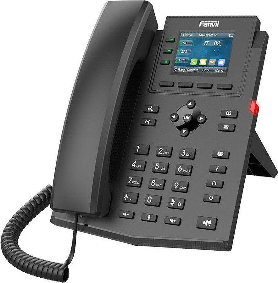 Телефон IP Fanvil X303W, черный