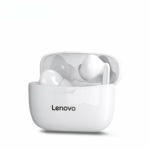Наушники Lenovo LivePods XT90 - беспроводные наушники белого цвета беспроводные tws наушники lenovo lp6 pro livepods белые