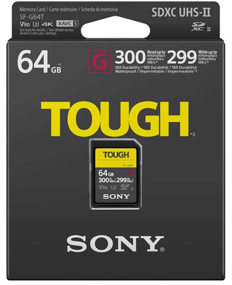 Карта памяти Sony SF-G series TOUGH