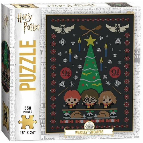 Пазл USAopoly: Свитер Уизли (Weasley Sweater) Гарри Поттер (Harry Potter) (153197) 550 элементов