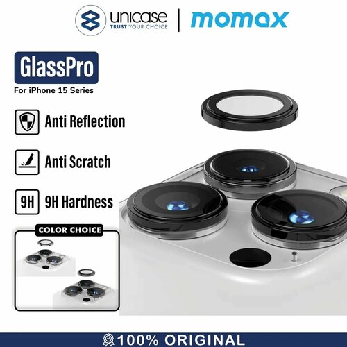 Защитное стекло на камеру Momax Glass Pro+ для iPhone 15 6.1
