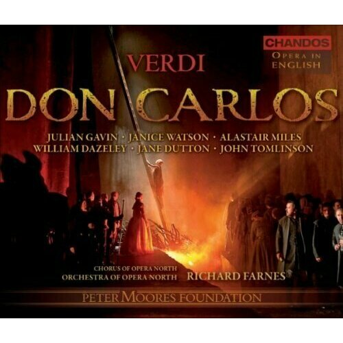 AUDIO CD VERDI Don Carlos. Julian Gavin, Janice Watson, Alastair Miles. Orchestra of Opera North / Richard Farnes