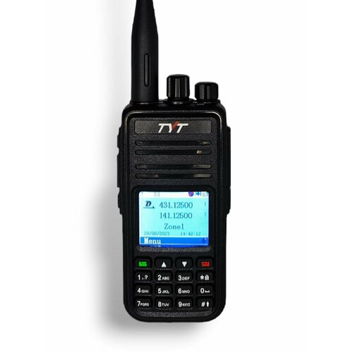 Портативная радиостанция TYT MD-UV380 DMR Черная с радиусом до 12 км UHF VHF 951000₽