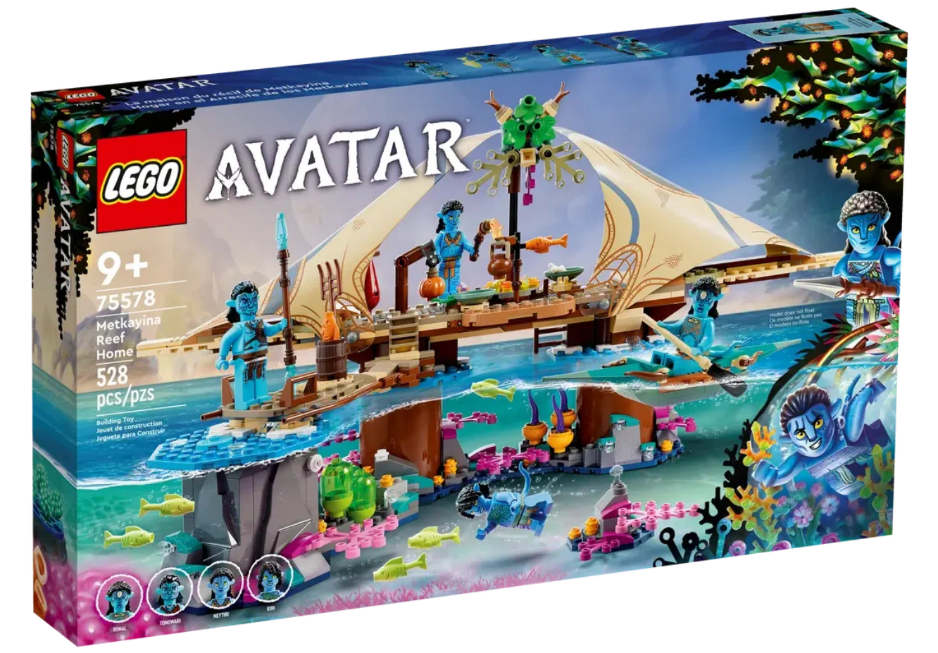 Конструктор LEGO Avatar 75578 Metkayina Reef Home, 528 дет.