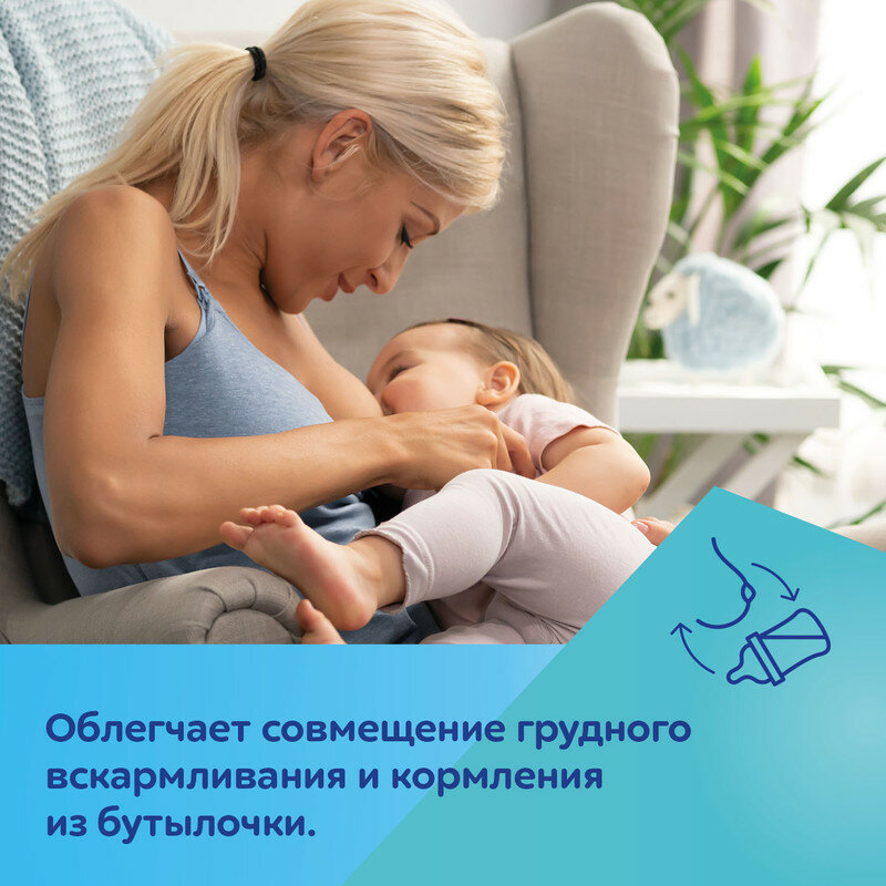 Антиколиковая бутылочка для кормления Canpol babies Easystart Newborn Baby, 120 мл, голубой (35/216_blu) - фото №14