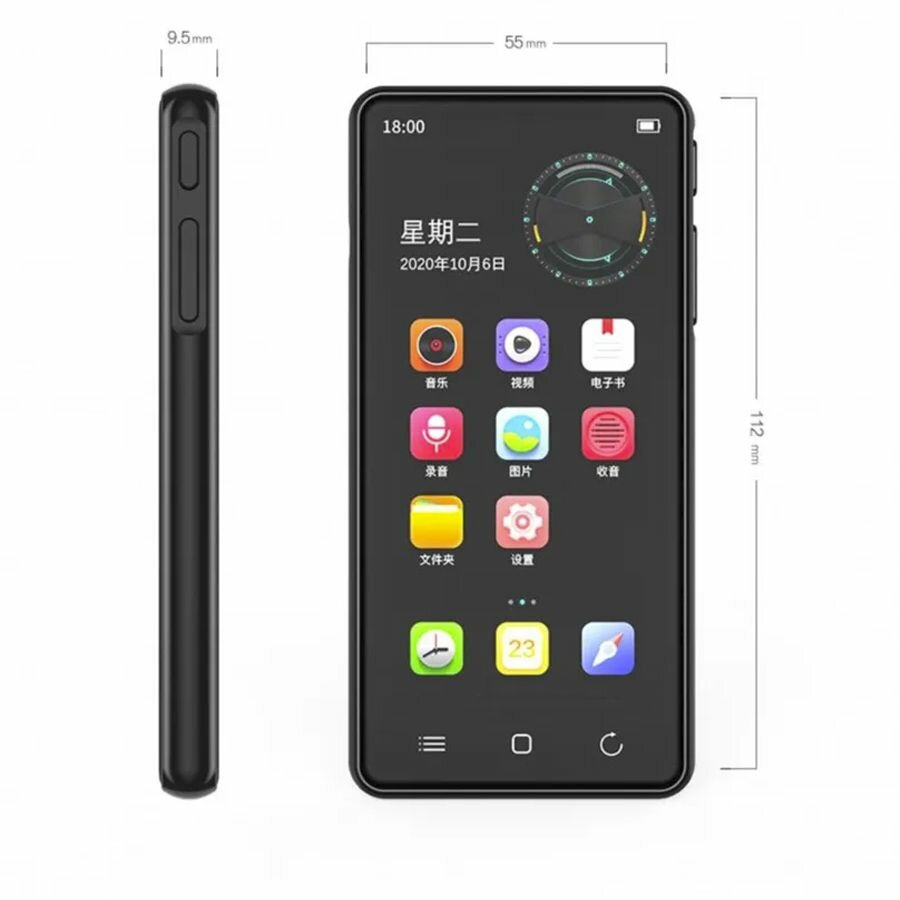 RUIZU H8 Android WiFi Bluetooth MP3 MP4 плеер с динамиком