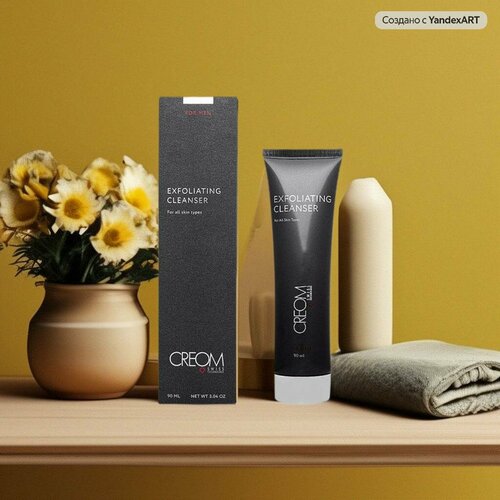 Очищающий скраб для мужчин CREOM EXFOLIATION CLEANSER скраб для лица creom очищающий крем скраб для лица exfoliating cleanser for men