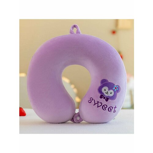 Подушка для шеи , фиолетовый