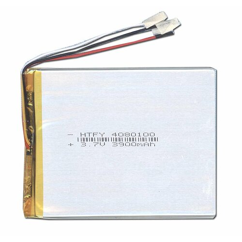 Аккумулятор Li-Pol (батарея) 4*80*100мм 3pin 3.7V/3900mAh