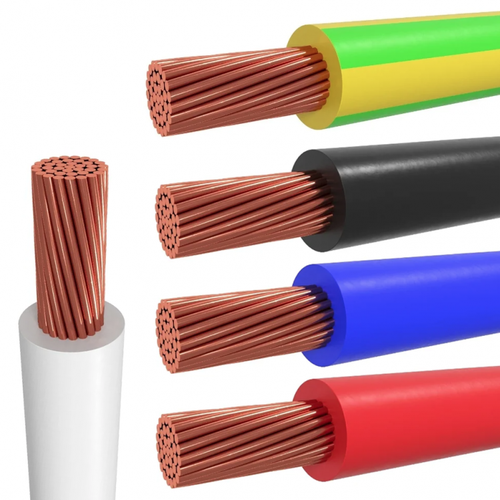 Провод Брэкс 1x10 мм² 7 м, черный