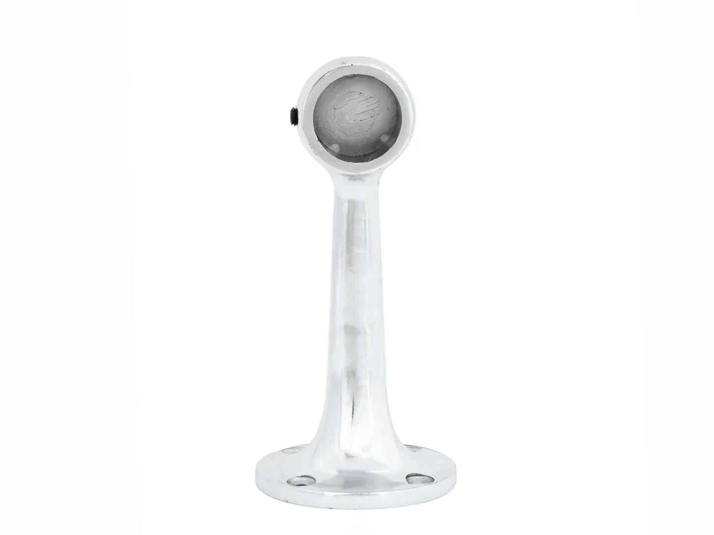 фото Крепление труб к стене торцевое усиленное Palladium металл цвет хром