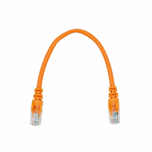 Патч-корд ACD-LPU6Z-5DO Cat6 UTP 26AWG 4Pair, CU, LSZH, Оранжевый, 0,5м