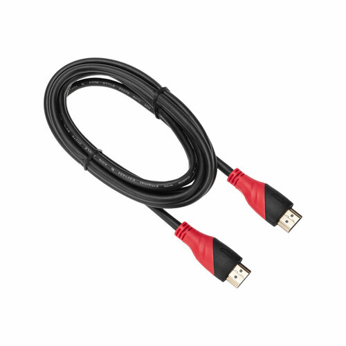 Кабель HDMI - HDMI 1.4, 2м, Gold REXANT 17-6204 (10 шт)