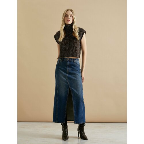 фото Жилет koton, размер xl, коричневый