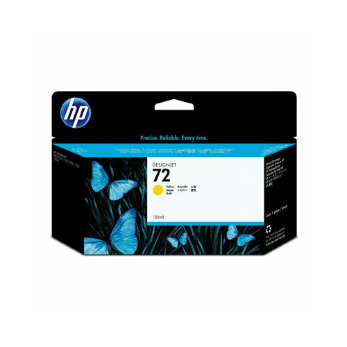 Картридж струйный HP 72 C9373A жел. для DgnJ T610/770/1100/1120, 147952 500ml dye ink for hp 72 refill for t610 t620 t770 t790 t795 t1100 t1120 t1200 t1300 t2300 t1100 t1100ps t1120 t1120ps printer