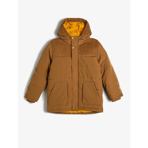 Куртка KOTON, размер 13-14 лет, коричневый куртка koton размер 13 14 лет лиловый