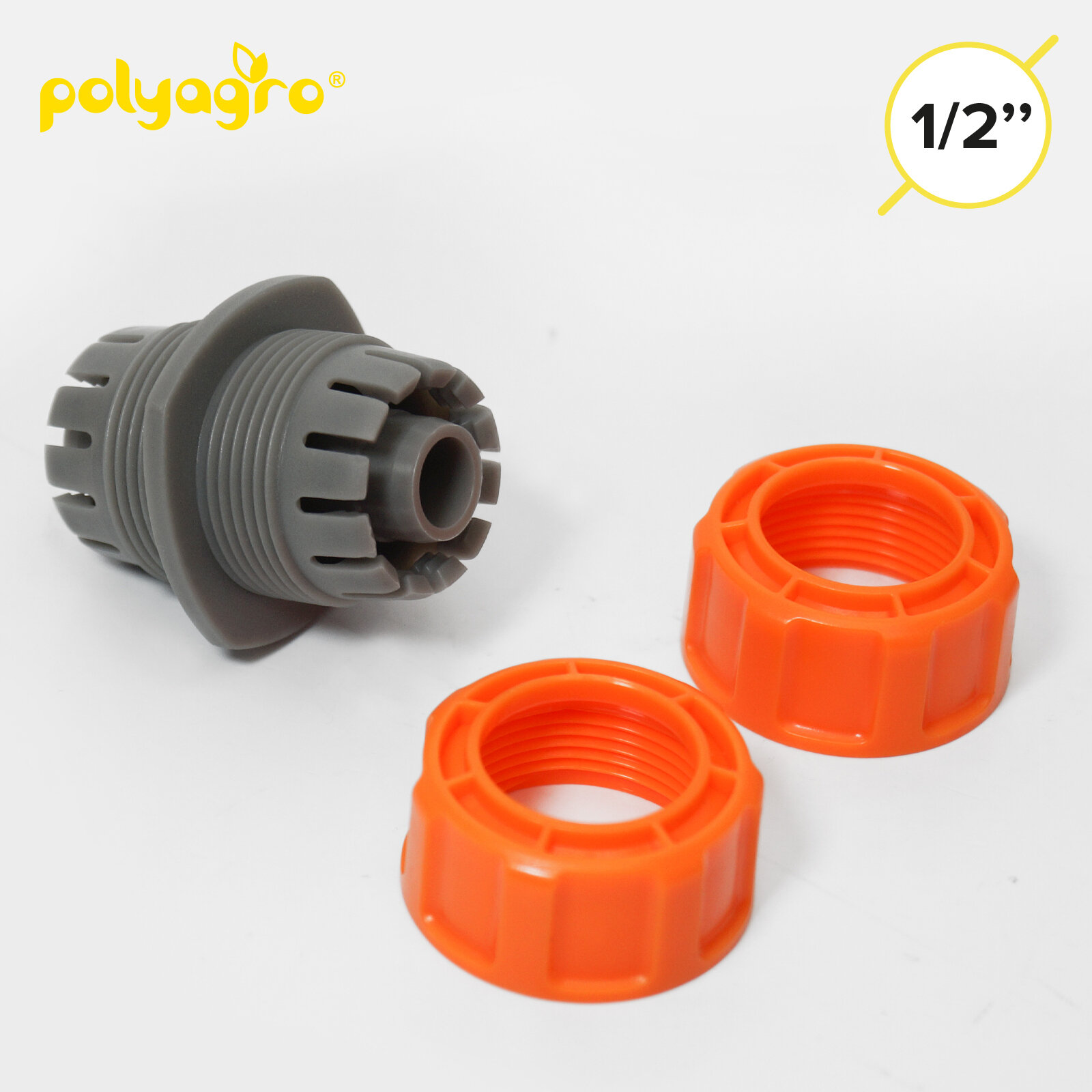 Муфта соединительная для шланга 1/2" Polyagro