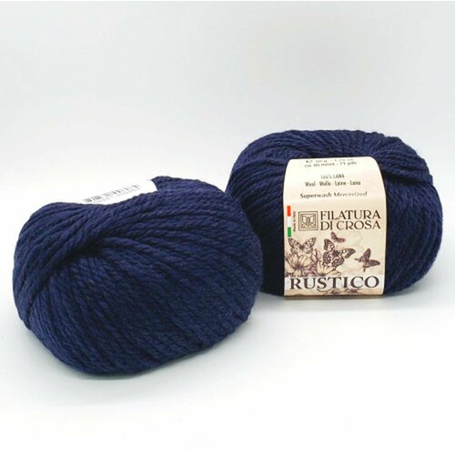 5 Мотков Пряжа Filatura Di Crosa RUSTICO 100% Шерсть супервош 50 гр. - 65 м. цвет 22