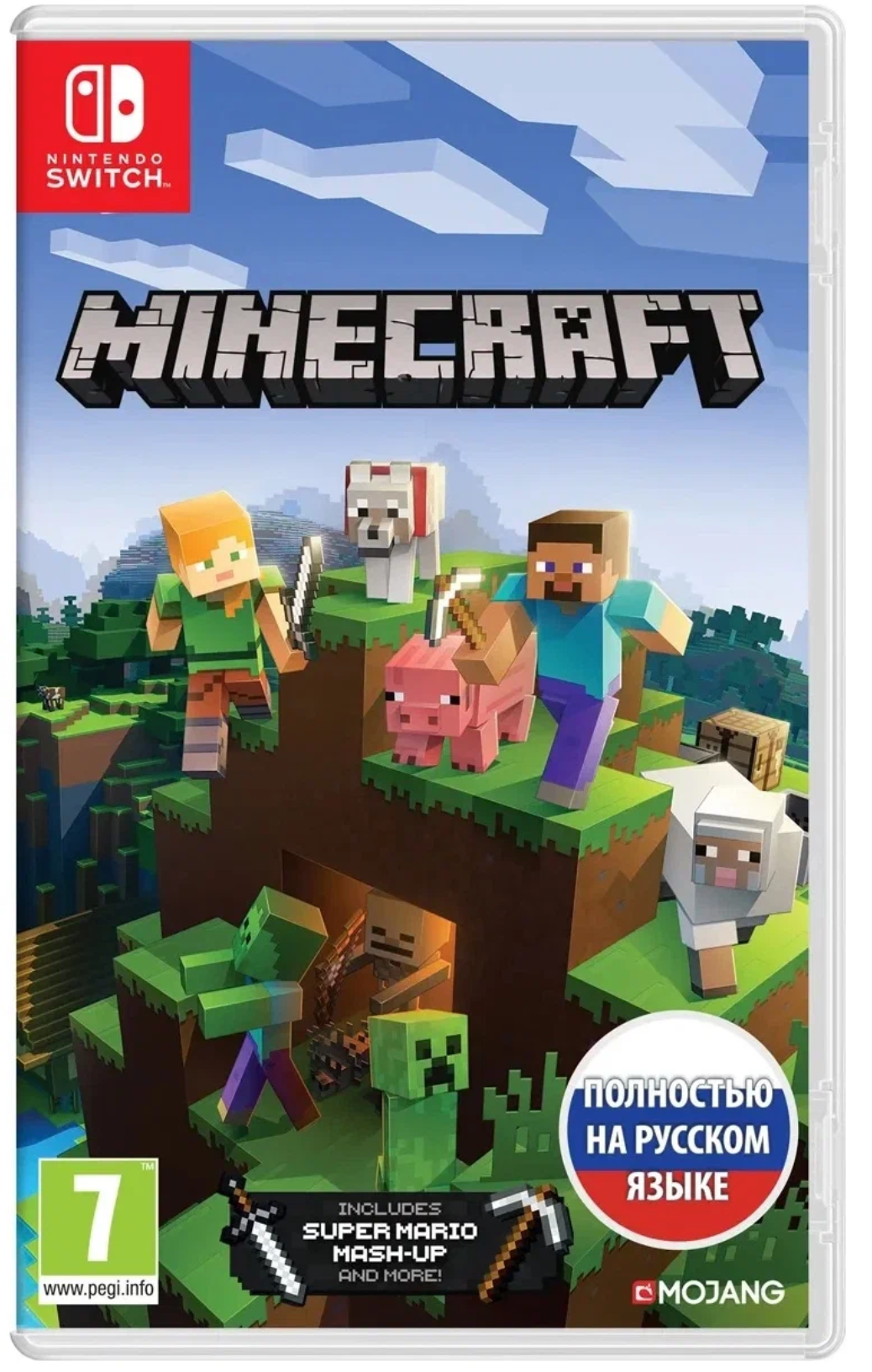 Игра Minecraft для Nintendo Switch (картридж русские субтитры)