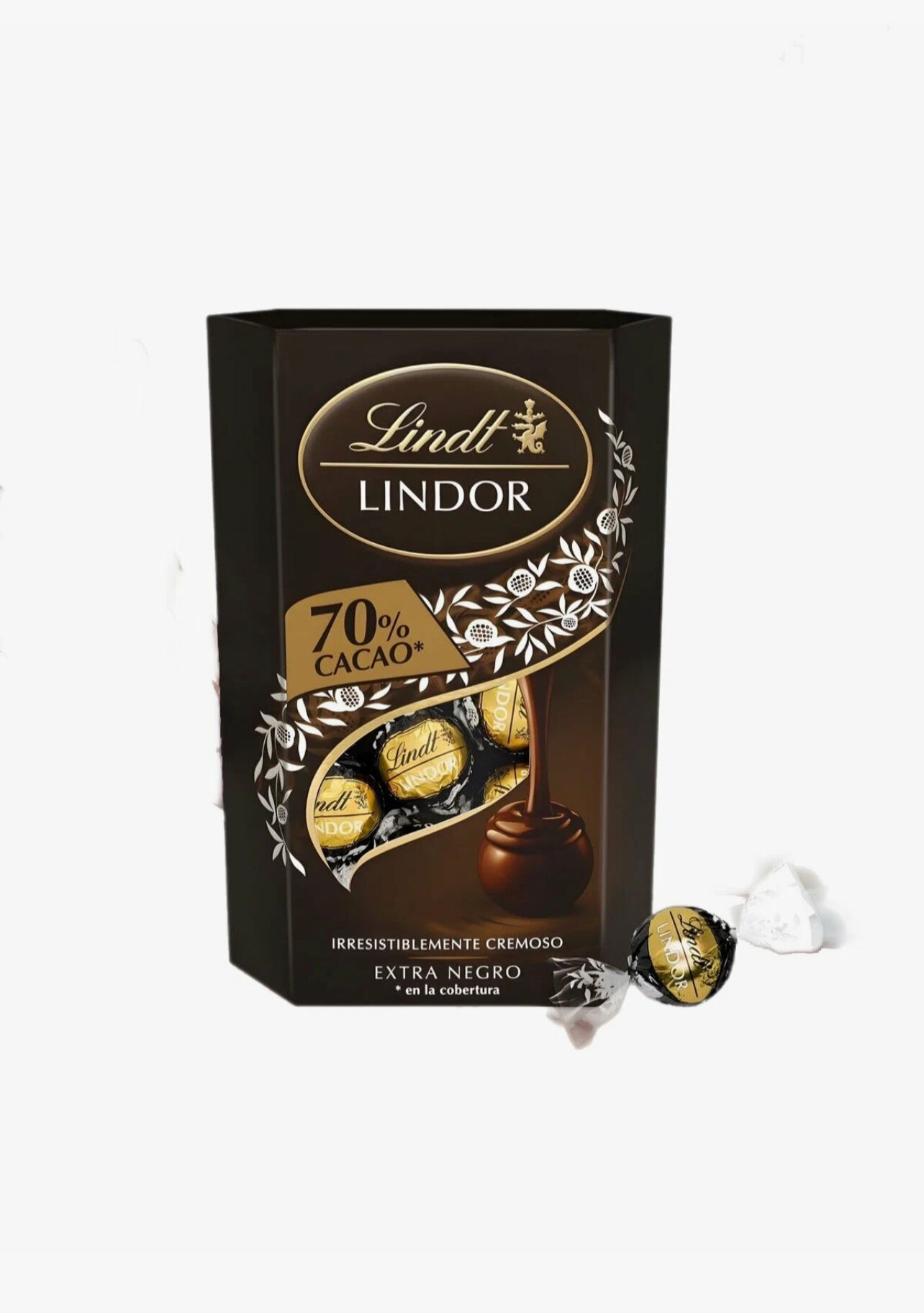 Конфеты Lindt Lindor из тёмного шоколада / Extra Dark 200 гр (Италия) - фотография № 4