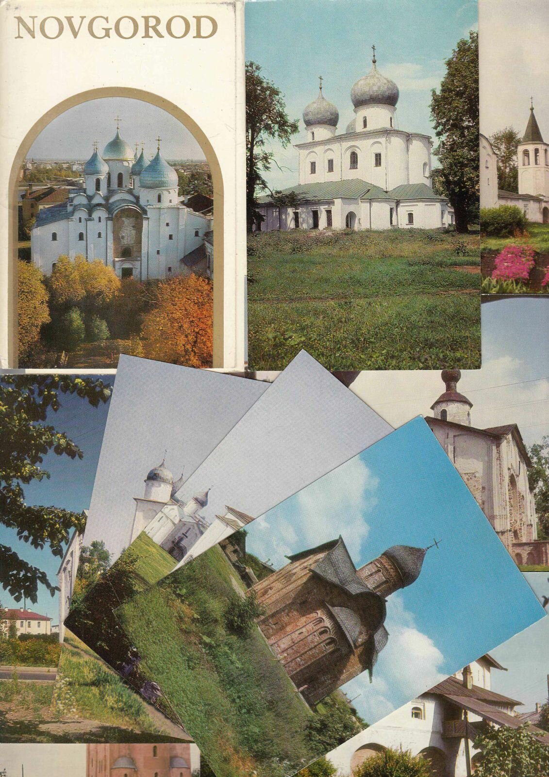 Набор открыток "Новгород", 16 шт, 1976 г.