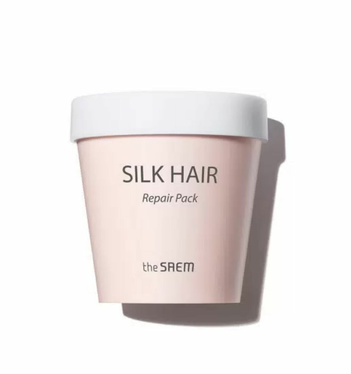 The Saem silk hair repair pack Восстанавливающая маска для ухода за сухими, тусклыми, поврежденными, ломкими, с секущимися концами волосами 200мл