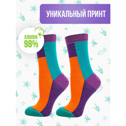 фото Носки big bang socks, размер 35-39, оранжевый