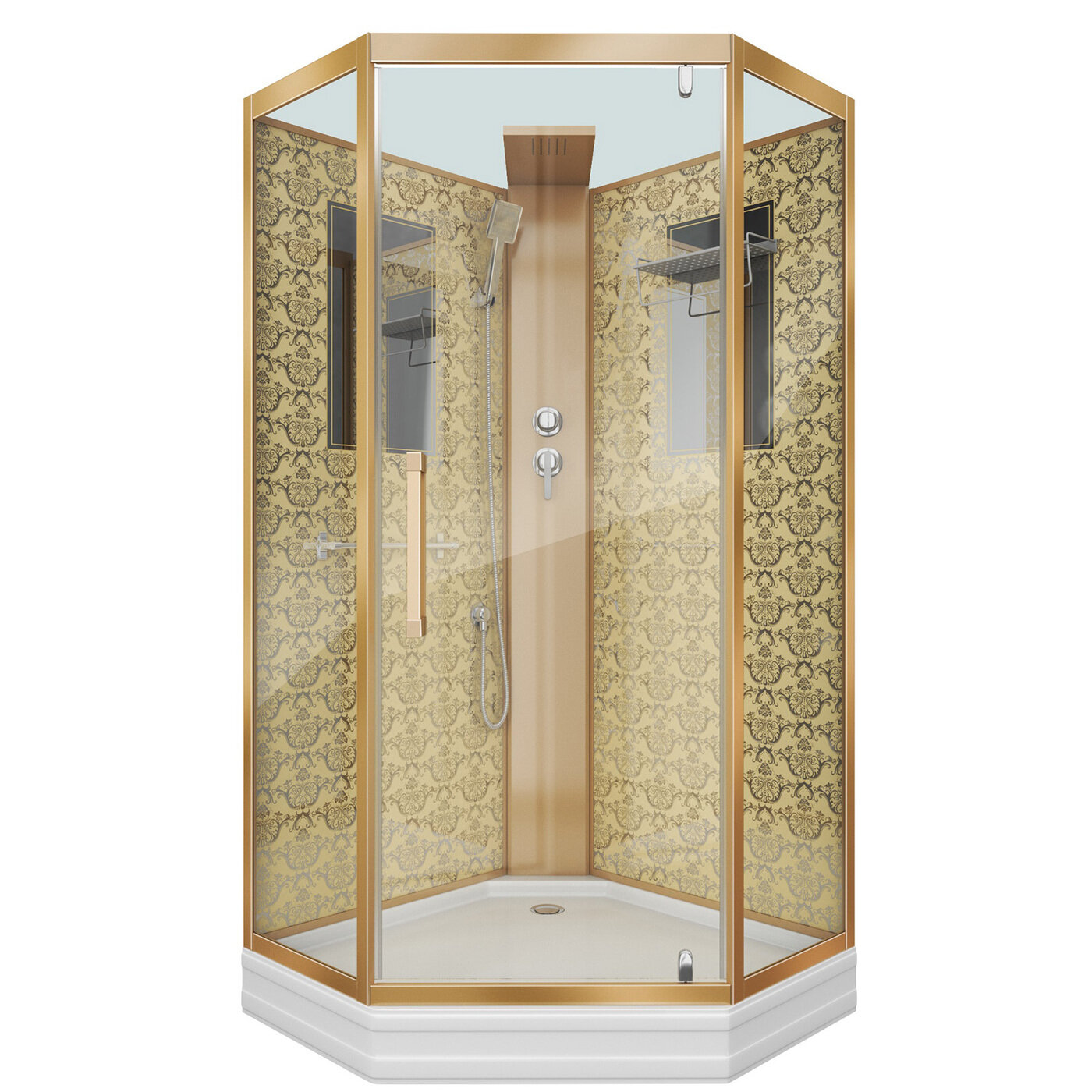 Душевая кабина Niagara Luxe NG-7717GBK 100x100
