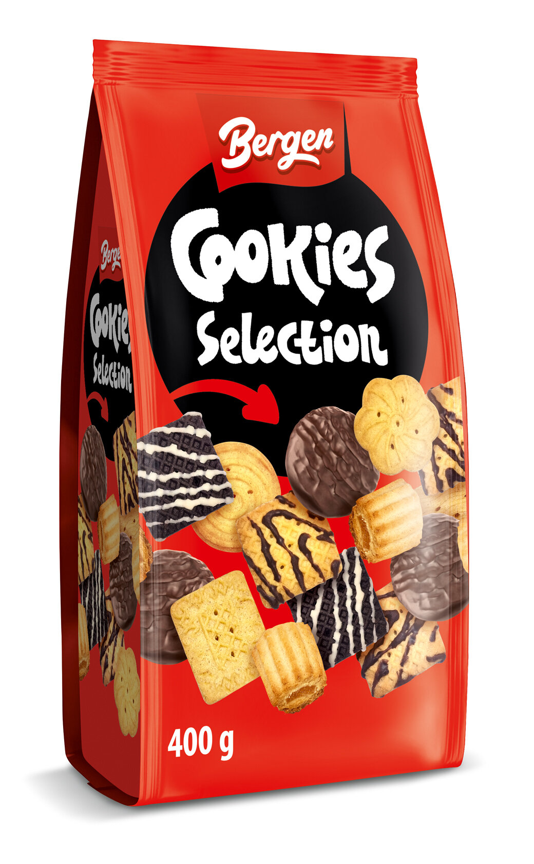 Bergen Ассорти печенья "Cookies selection" 400г