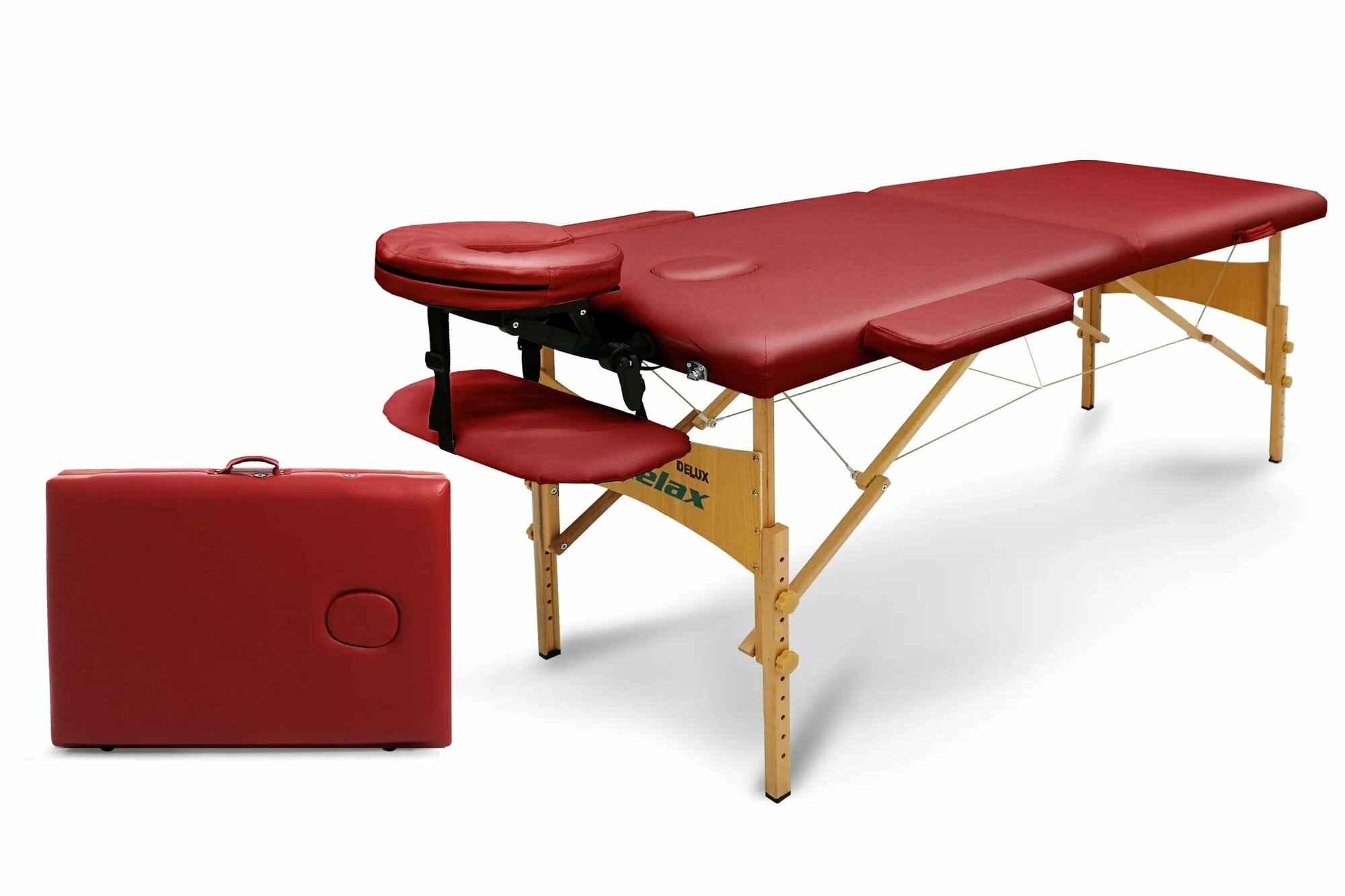 фото Массажный стол Delux Бежевый