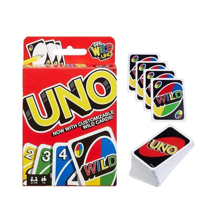 Игра настольная карточная Uno Wild 112 карт / Карточная игра Уно UNO Wild / UNO Wild, UNO